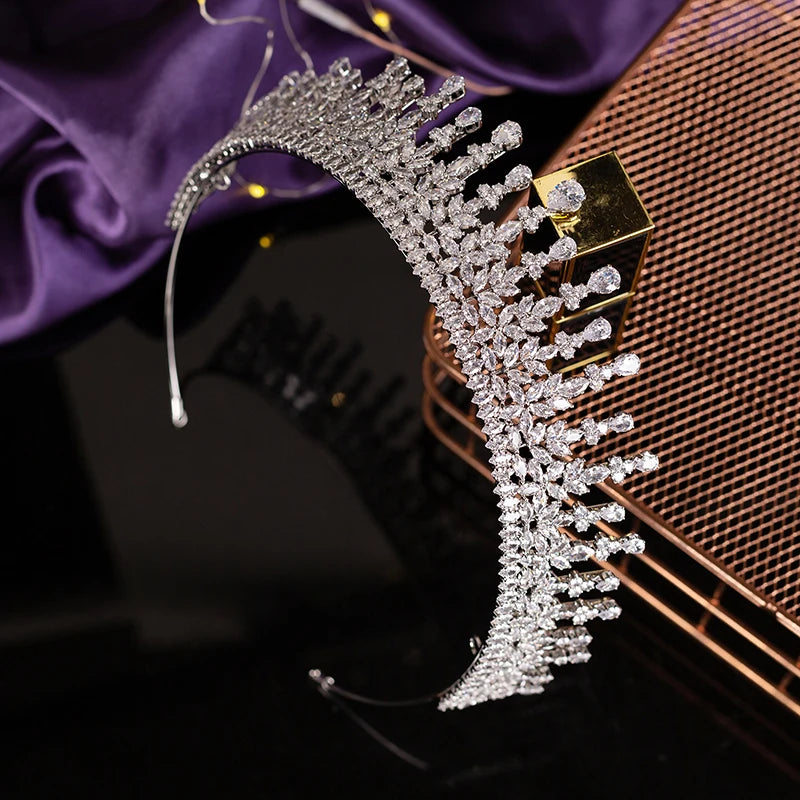 Vương Miện HADIYANA - Trang Sức Tóc Cưới Sang Trọng