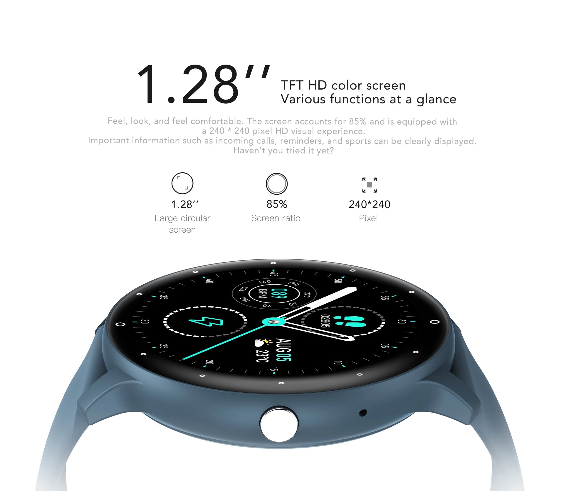 Đồng Hồ Thông Minh 2025 - Chống Nước, Thể Thao, Bluetooth