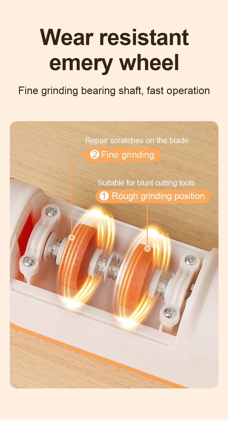 4 speed multi-function electric knife sharpener for kitchen.