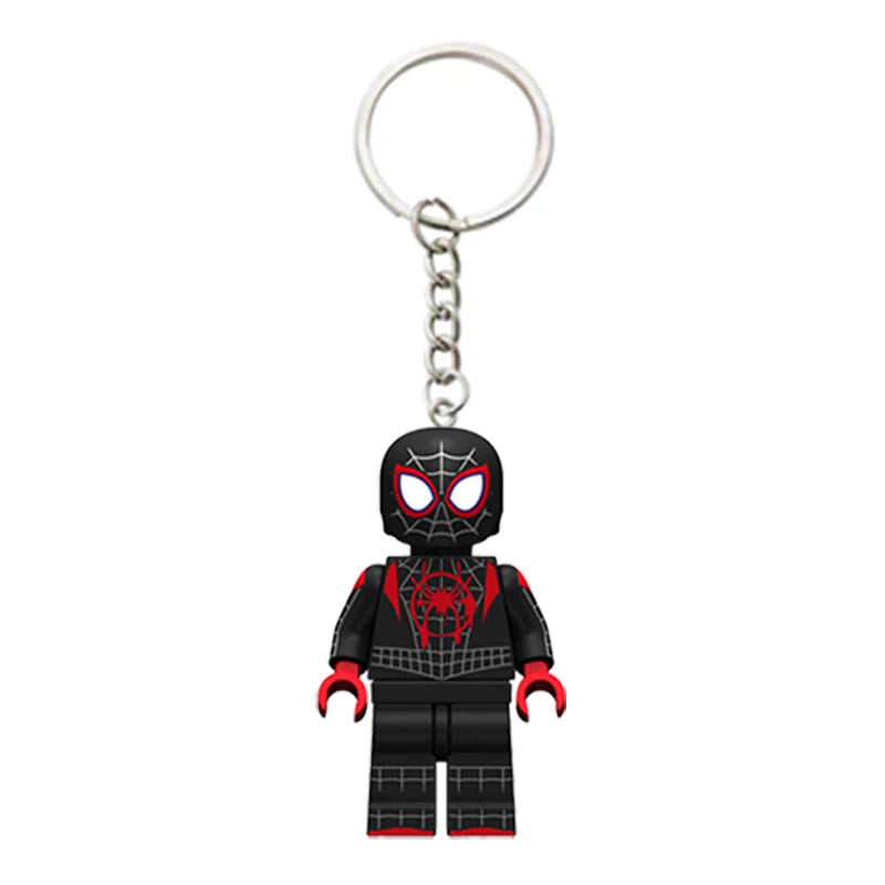 Lego Spider-Man Miles &amp; Gwen Cute Bag Keychain