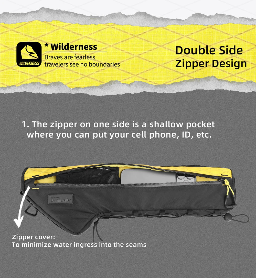 Rhinowalk 17+ Inch Waterproof Bicycle Frame Bag