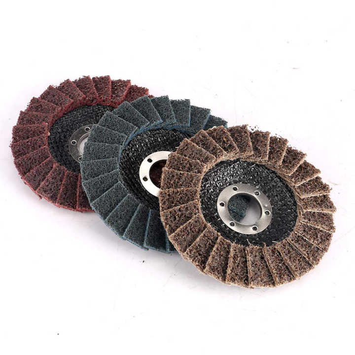 Polishing Abrasive Disc Surface Treatment Coarse Medium Fine Nonwoven Disc for Polishing Deburring Weld Line Removal 