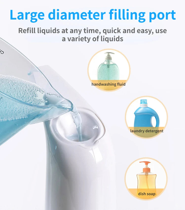Máy Xịt Xà Phòng Tự Động 400ML - Nhà Tắm Thông Minh - Daisan Mart
