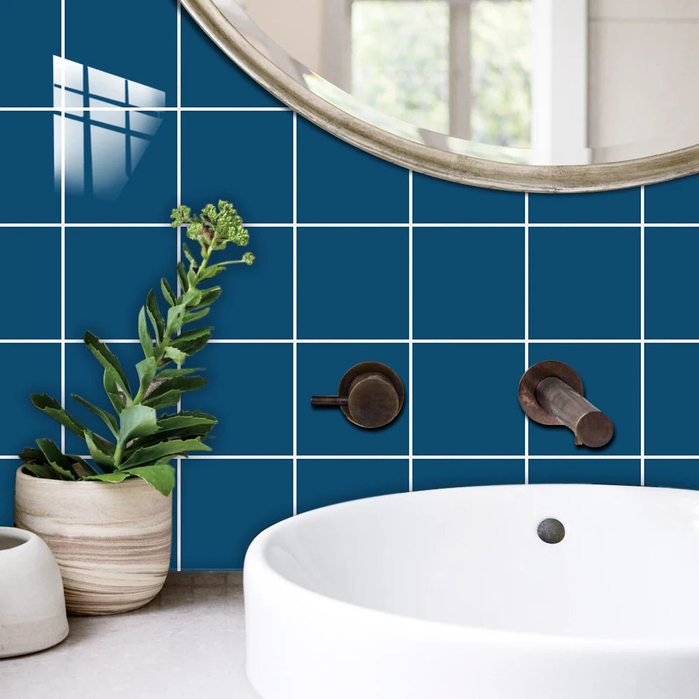 10 pieces of waterproof turquoise wall tiles