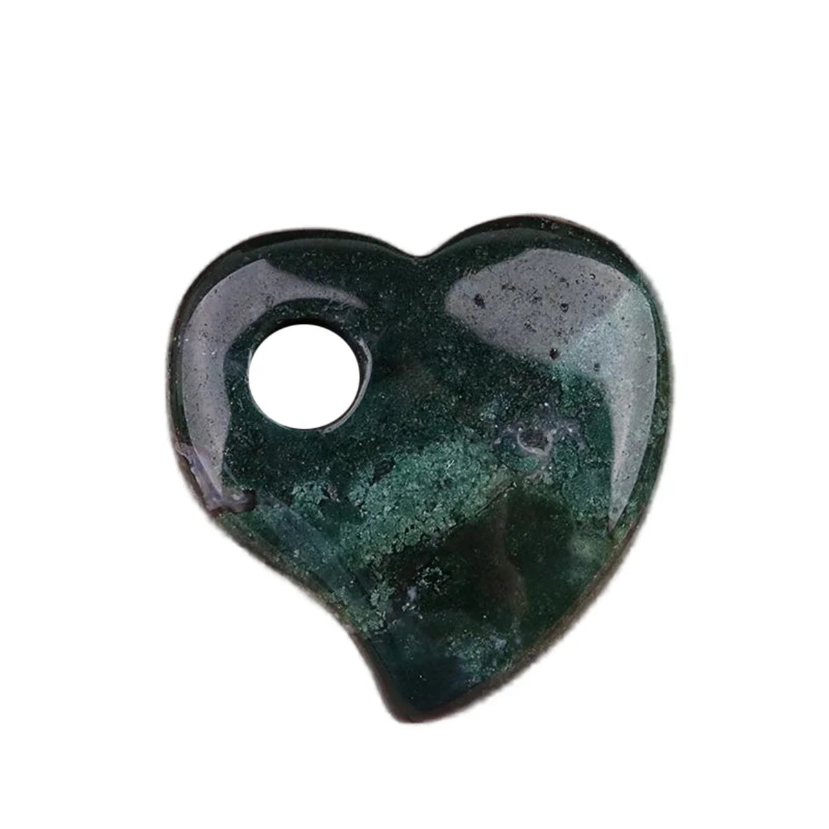 30MM Heart Shaped Quartz Healing Pendant