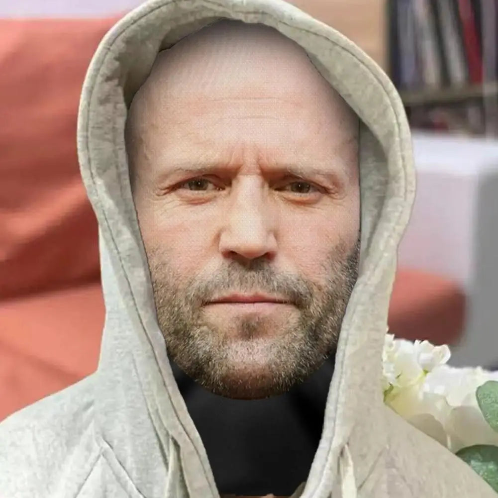 3D Realistic Face Masks Mascaras Realistic Mask Cosplay Prop Funny Mesh Mask Full Face Headwear Party Halloween Masks New