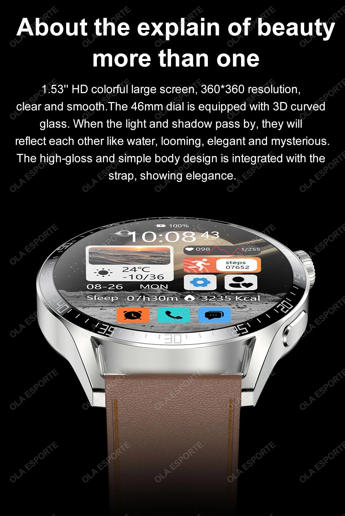 Đồng hồ thông minh 5 Pro 2025, màn HD, GPS, NFC, IP68