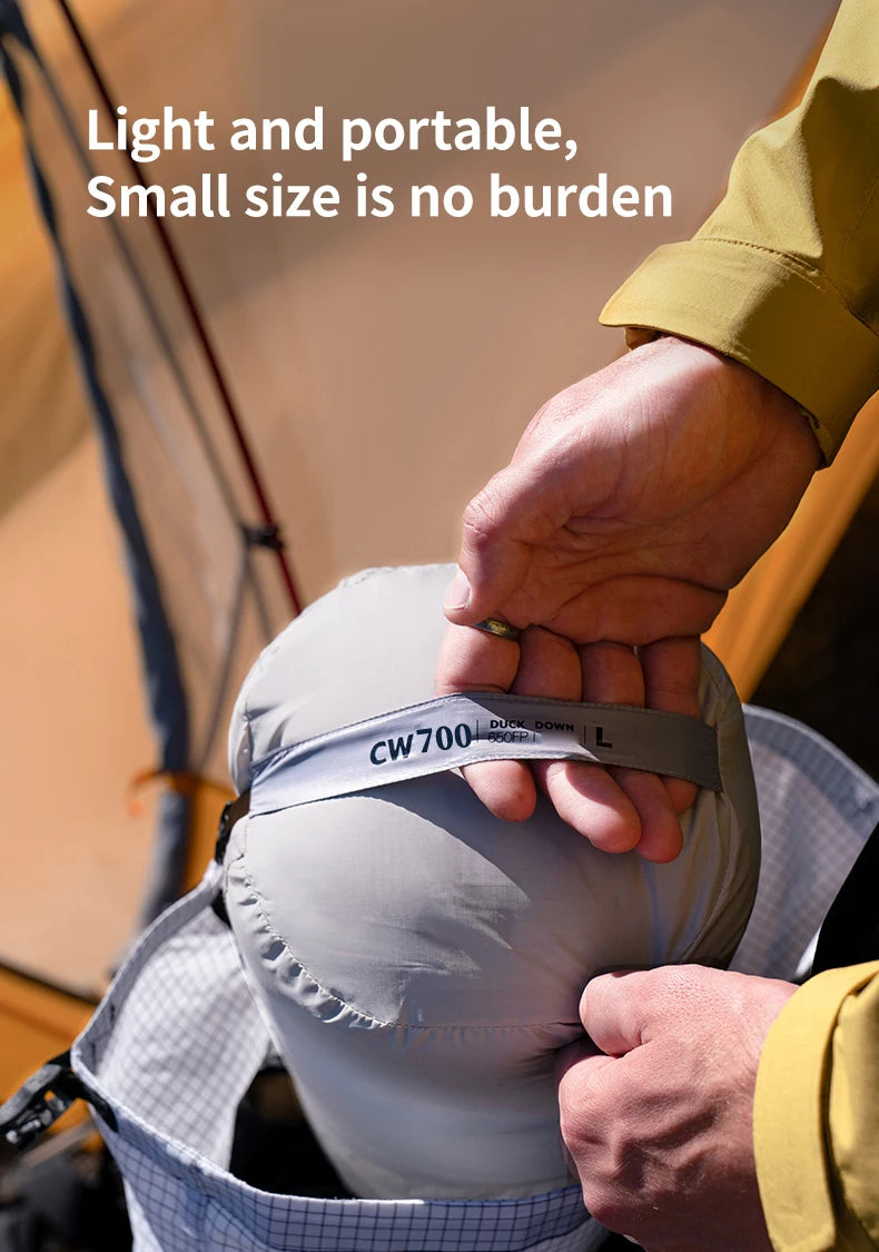 Naturehike CW700 Ultralight Duck Down Sleeping Bag 650FP