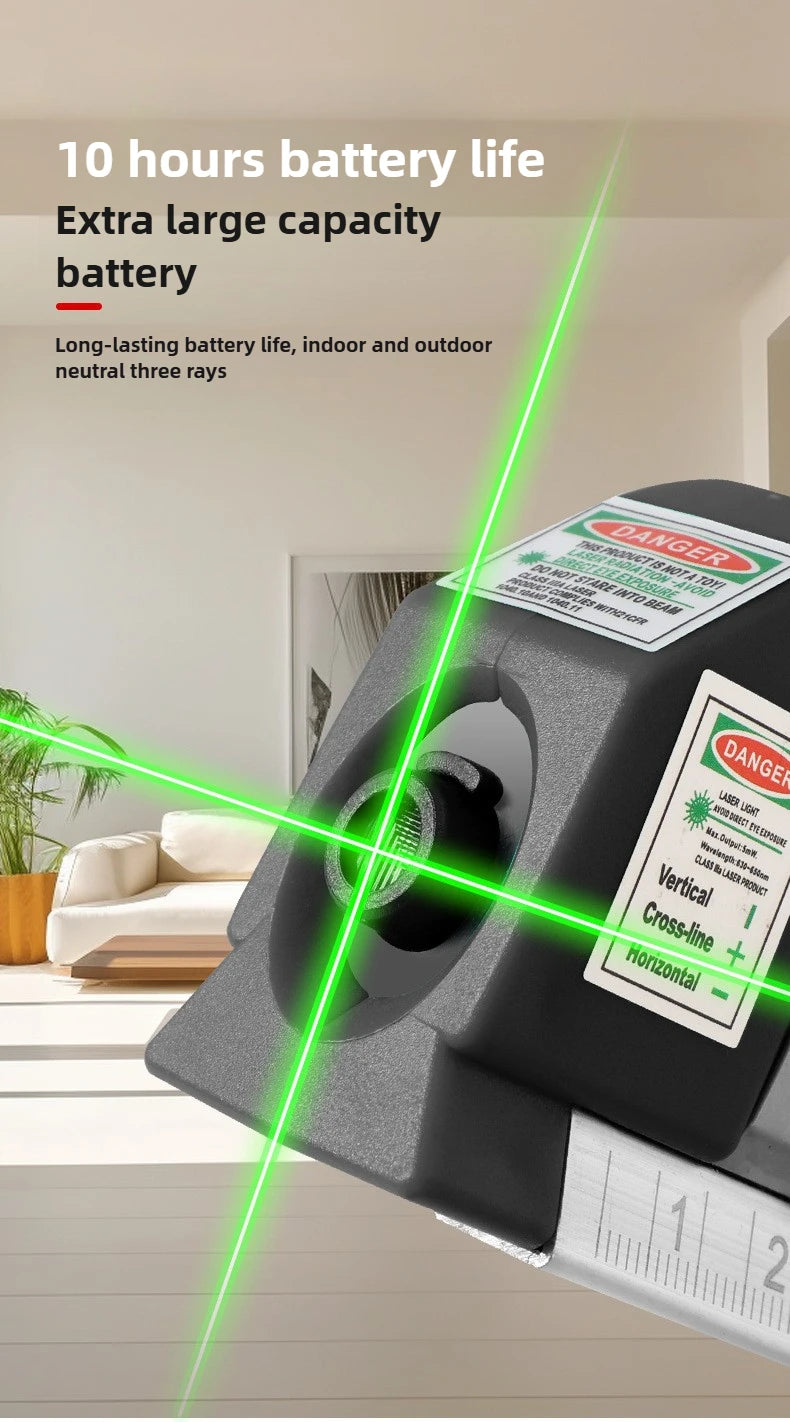 Máy Cân Mực Laser 4in1 Đo Chéo Tự Cân Cho Thợ Mộc - Daisan Mart