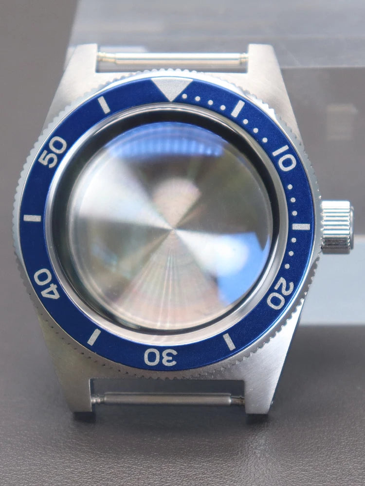 Modified Seiko 62MAS Diving 40mm Vintage Watch Cases Bubble Sapphire Crystal Glass Fit NH34 NH35 NH36 NH38 Movement 28.5mm Dial - Daisan Mart