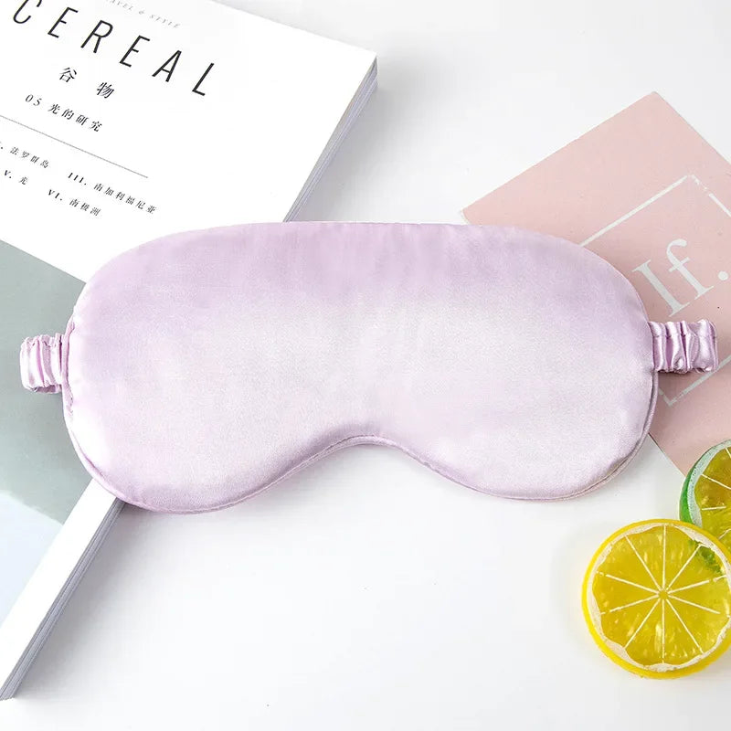 Mặt Nạ Ngủ Lụa Giả Thoáng Khí Chăm Sóc Mắt Thư Giãn