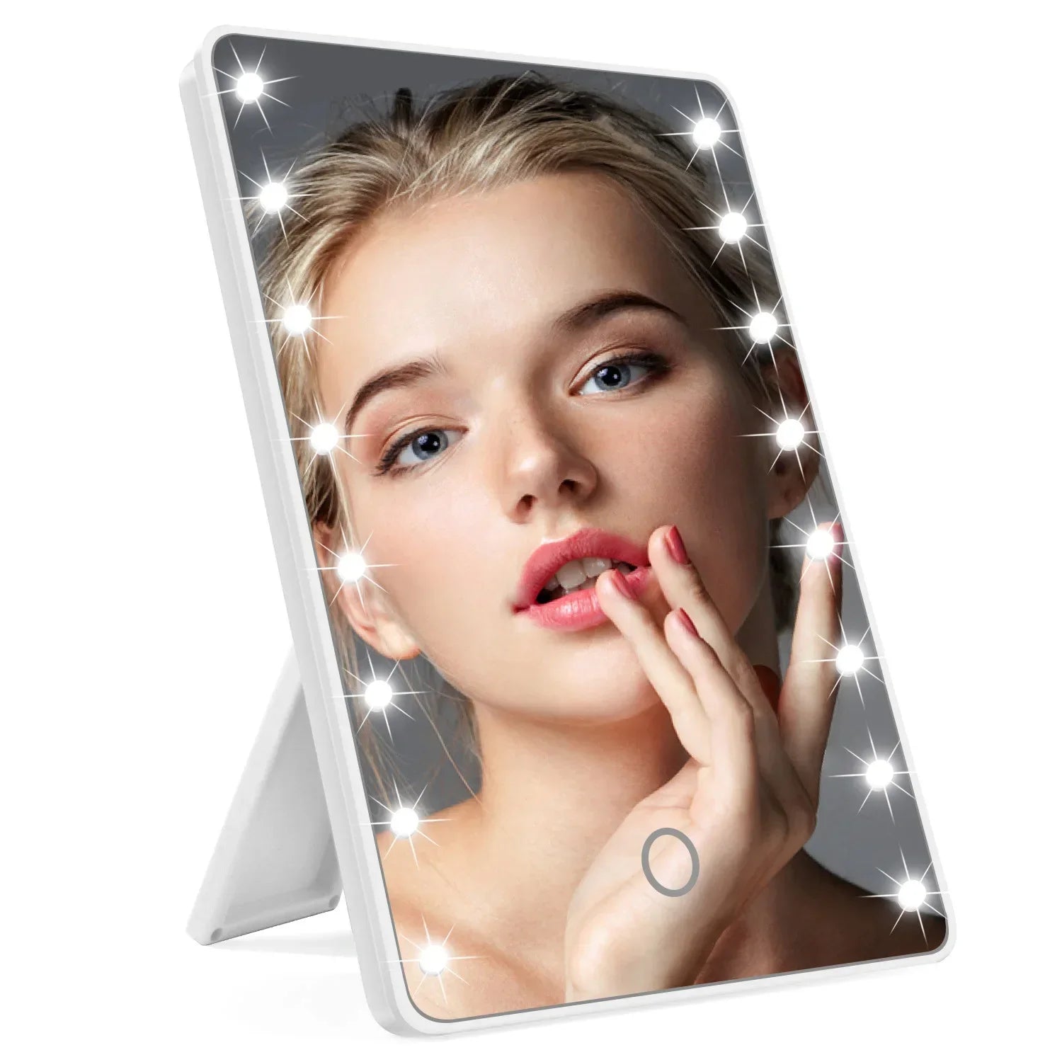 Convenient 16 LED Touch Mobile Mirror