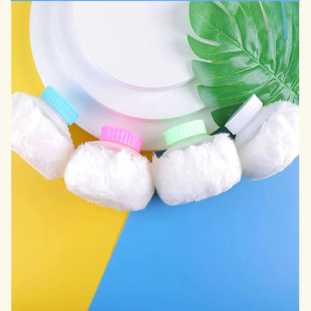 Baby Powder Puff Box for Convenient Skin Cooling Powder Storage