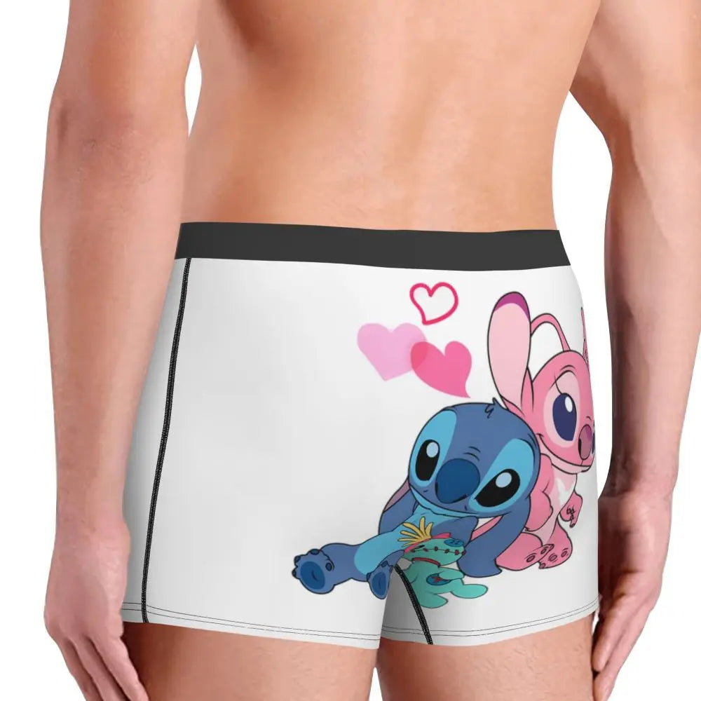 Quần Sịp Nam Lilo Stitch Thoải Mái Phong Cách Anime