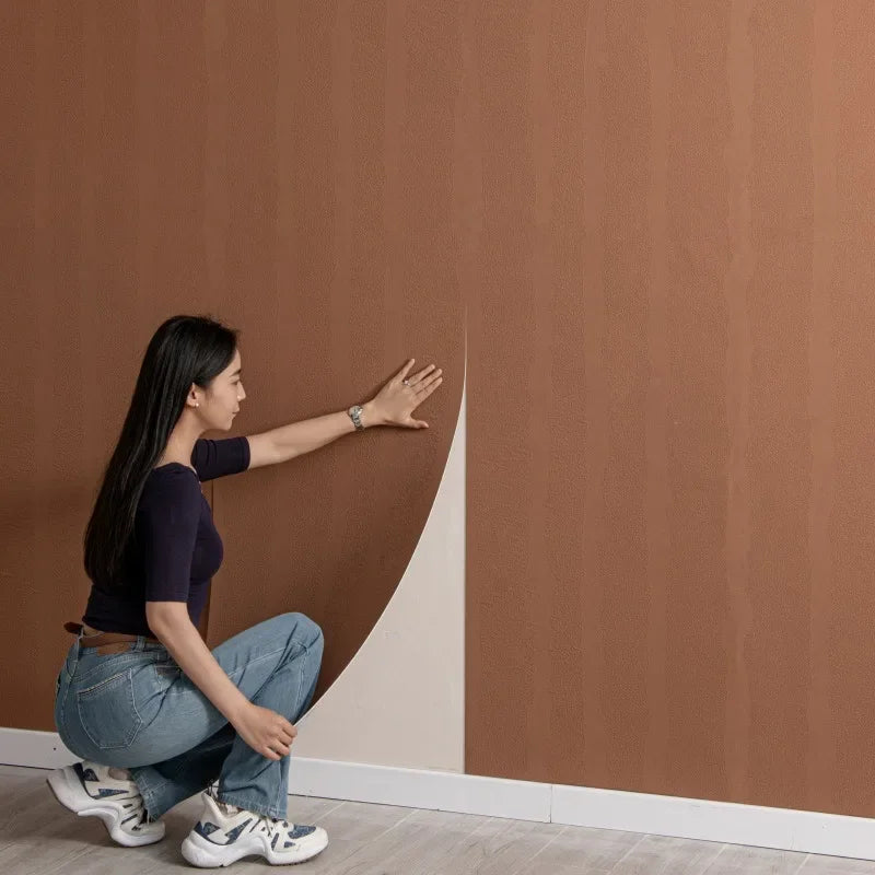 Modern Industrial Style Peel &amp; Stick Wallpaper Vintage Self Adhesive Wallpaper for Living Room Bedroom Bathroom Office Bar Hotel