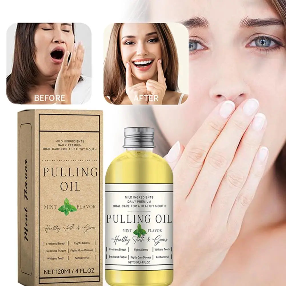 Organic Coconut Oil Mouthwash Deodorizes &amp; Cleans Teeth