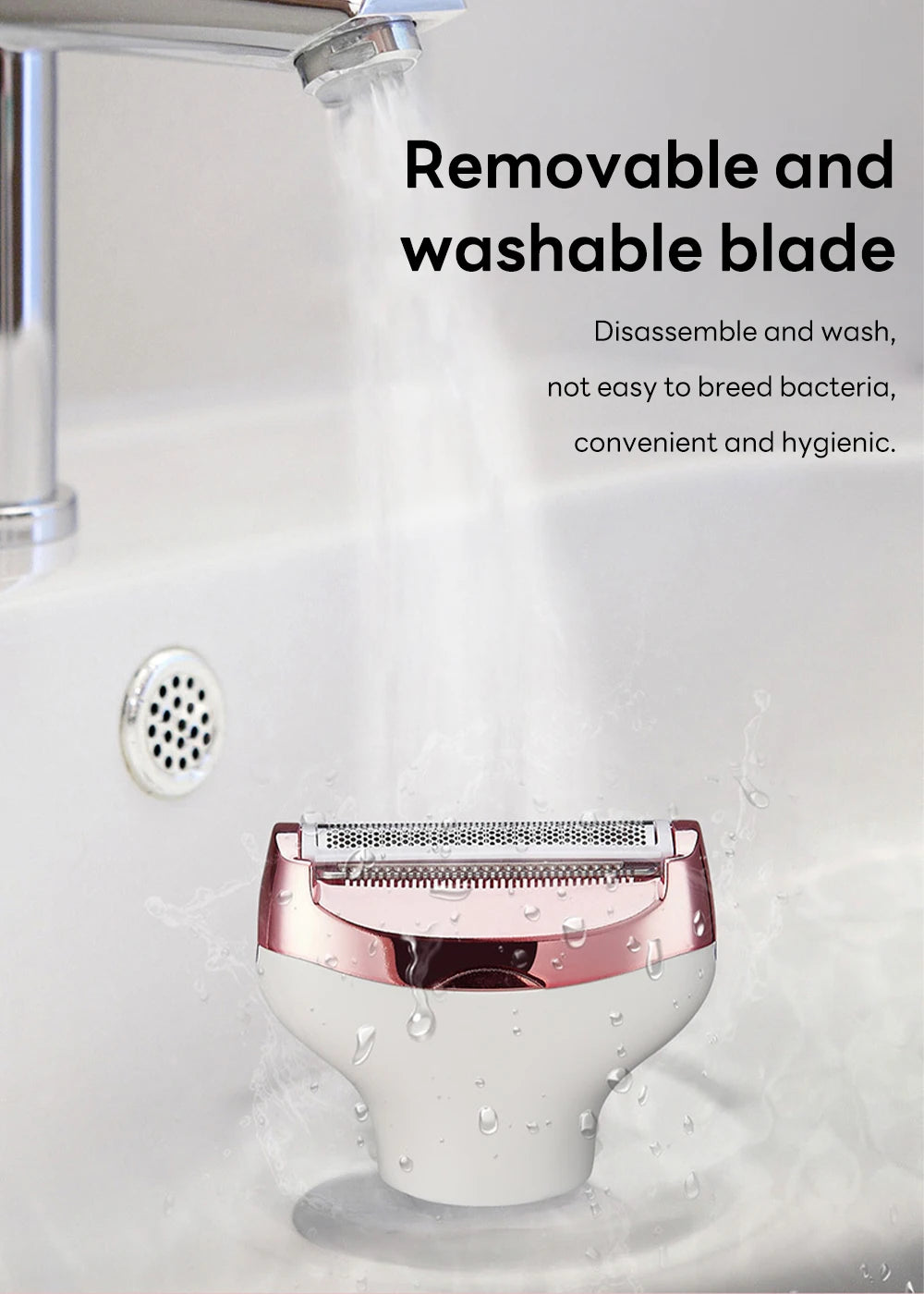 4 in 1 Electric Epilator Painless Bikini Eyebrow Nose for Women Facial Hair Removal Trimmer Face Body Female Shaver Depilator