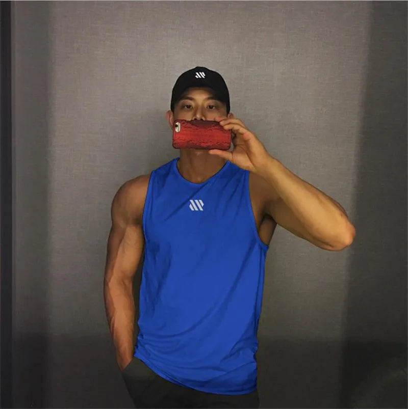 Áo ba lỗ nam thể thao gym 2024, thoáng khí, chạy bộ - Daisan Mart