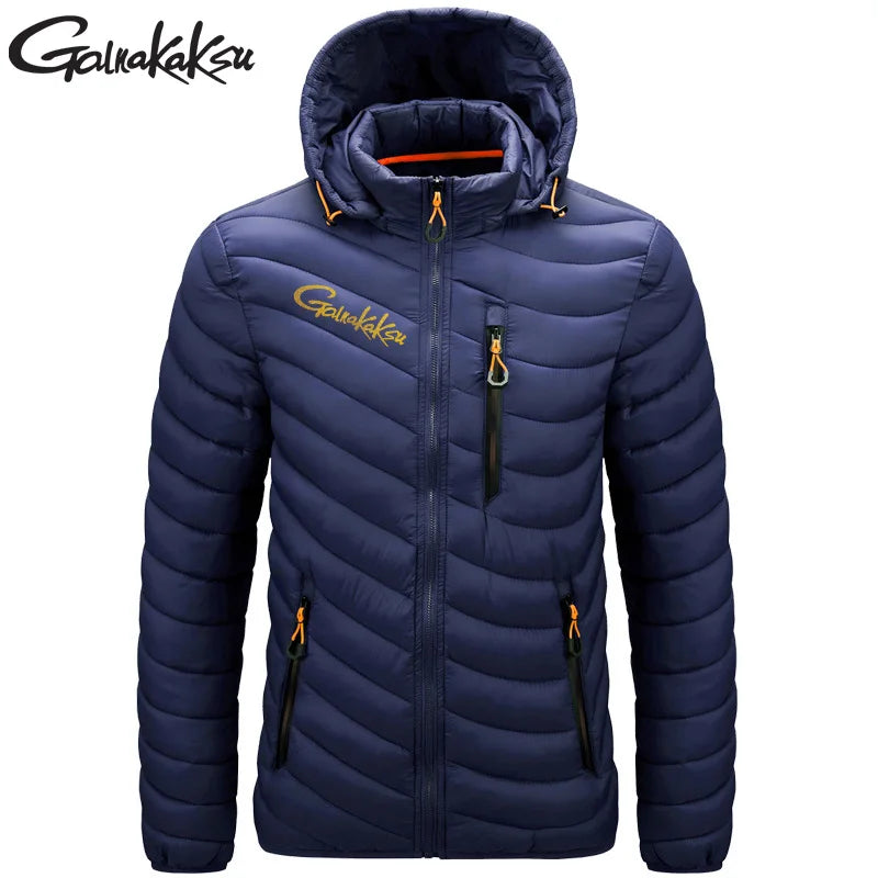 2023 Men's Fishing Jacket Waterproof Winter Warm