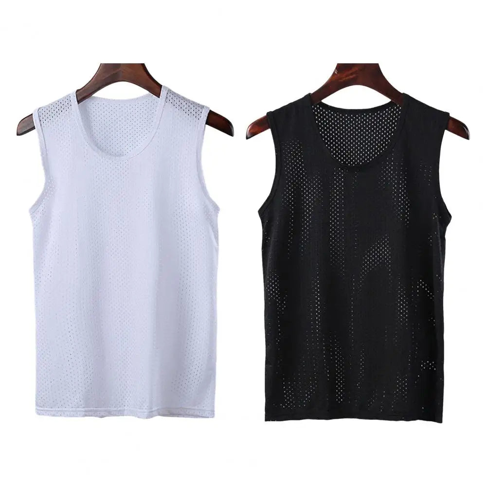 Áo Tank Nam Lưới Thoáng Tập Gym Thể Hình Không Tay - Daisan Mart