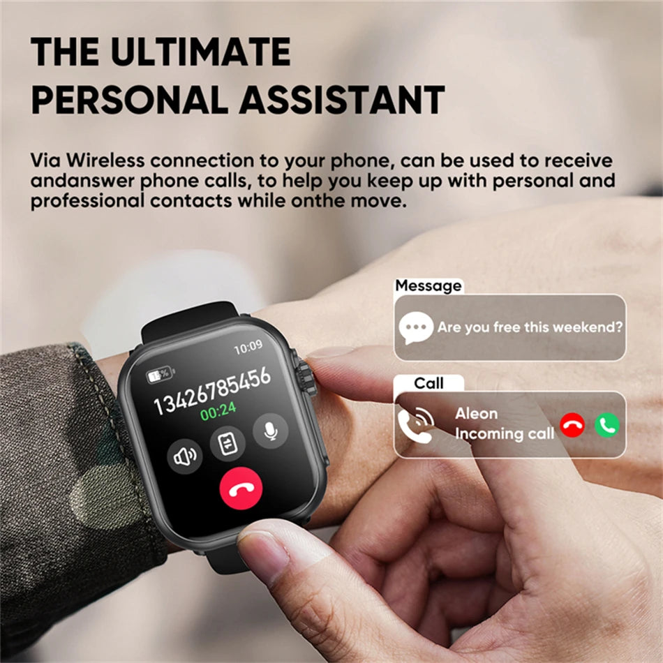 Đồng hồ thông minh thể thao thời trang HD 1.85 inch