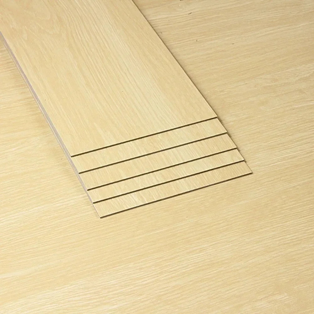 Self Adhesive PVC Wood Grain Floor Waterproof and Wear-resistant Balcony, Bathroom, Household Kitchen Floor Tiles 91X15CM