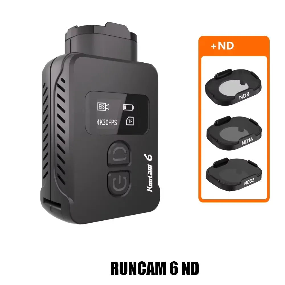 RunCam 6 4K FPV WiFi Camera, 12MP Sharp Recording