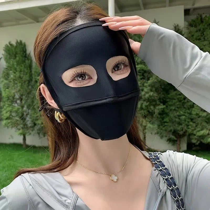 UV 2025 Full Coverage Sunscreen Mask - Reusable