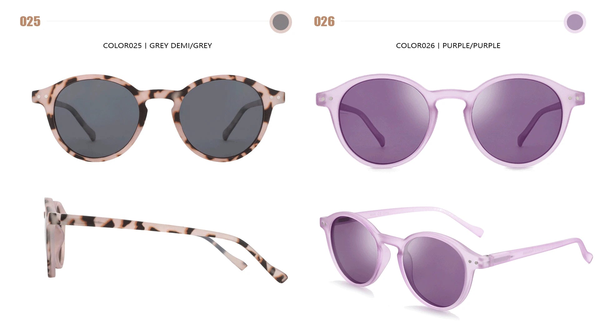 Kính Mát ZENOTTIC Retro Tròn Unisex Chống UV400