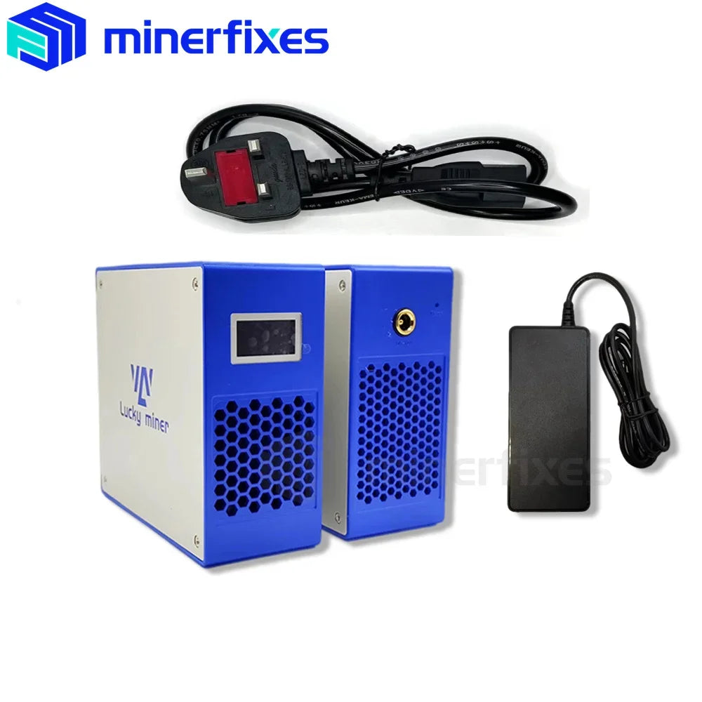 New Bitcoin Miner Bitaxe Lucky Miner LV07 1TH/S Hashrate Home WiFi Silent Miner BTC BCH DGB Mining Machine with 12V 5A PSU - Daisan Mart