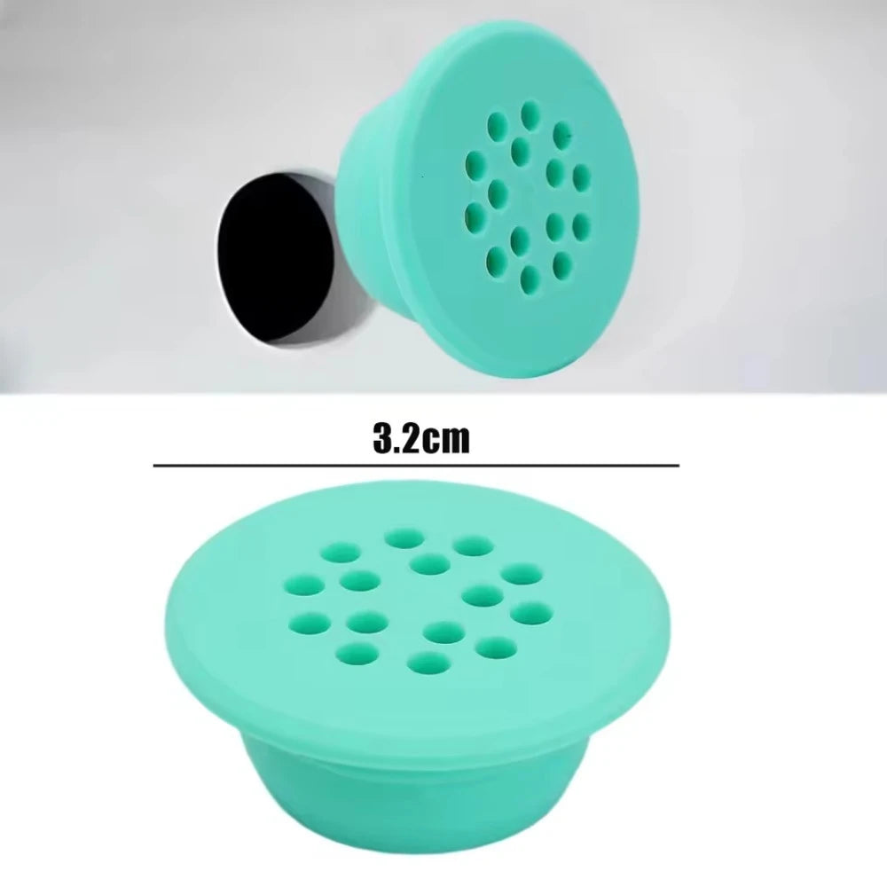 Overflow Port Cover Silicone Decorative Washbasin Sink Hole Leakage Plug Insect Odor Proof Seal Stopper Bathroom Accessories