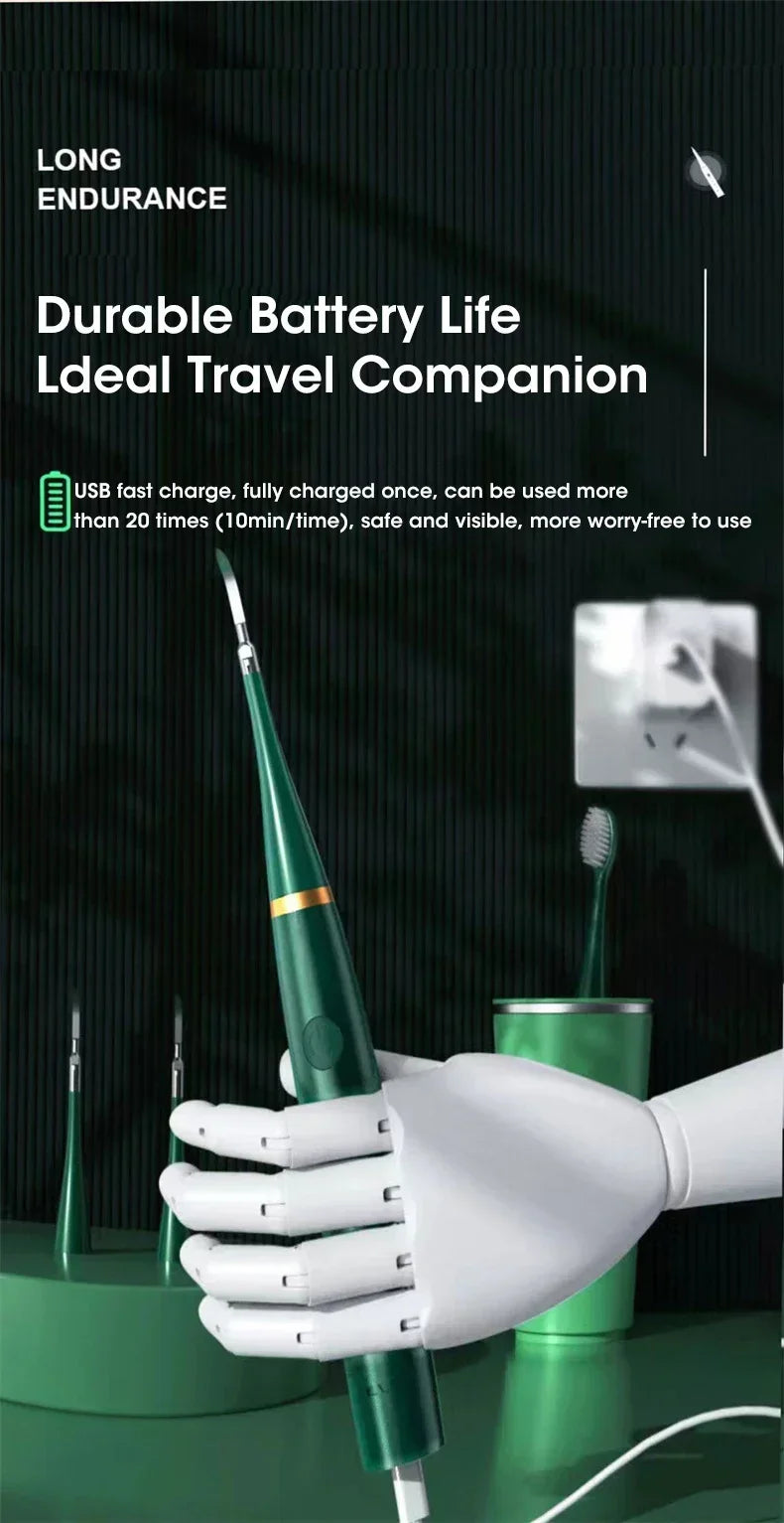 Bàn Chải Điện 3in1 Làm Sạch & Trắng Răng USB Sạc