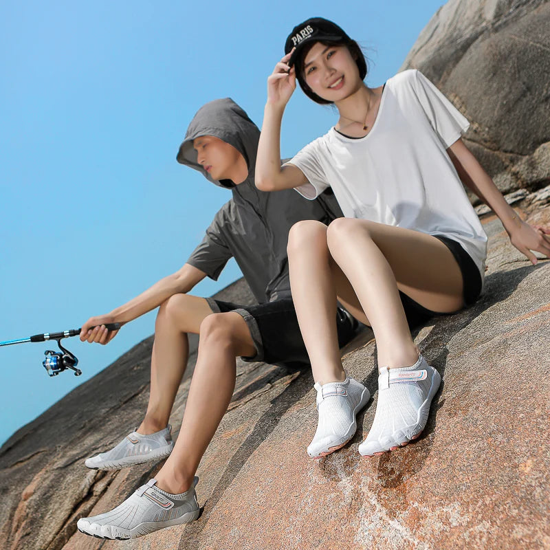 Giày Lội Nước Unisex Chống Trượt Biển Sông Cỡ Lớn