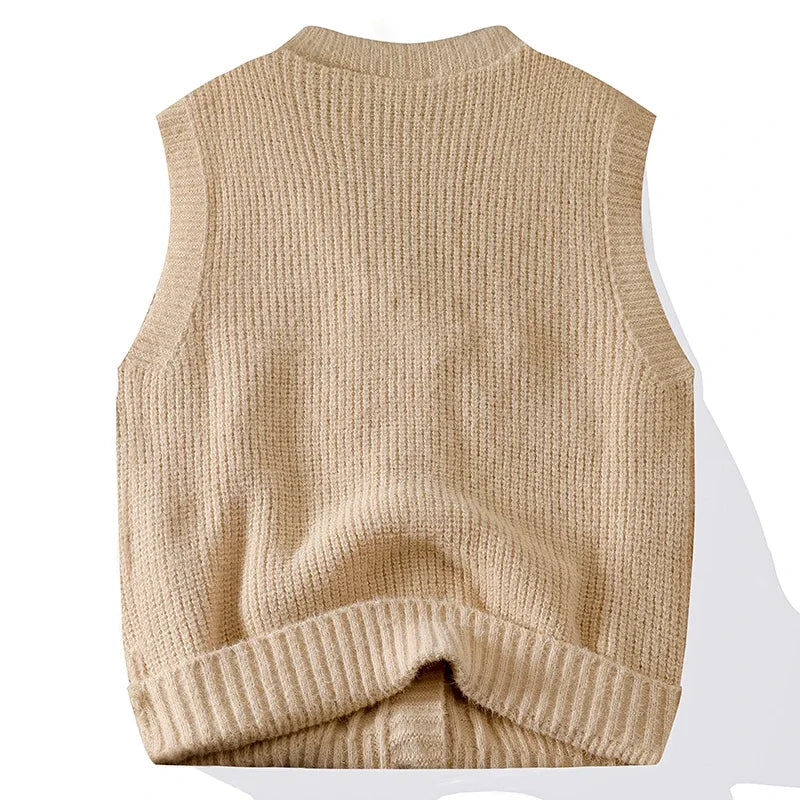 Áo Len Nam Đa Năng Thời Trang Cổ V Vest Không Tay - Daisan Mart