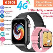 4G GPS Smart Watch for Kids Video Calling Protection