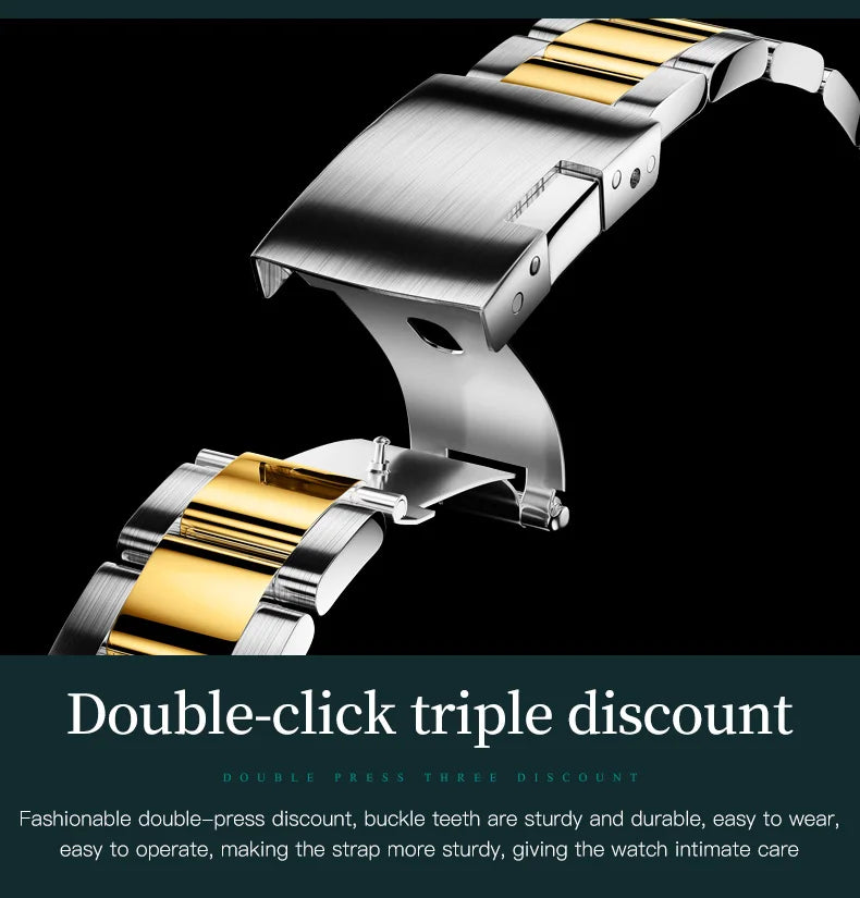 Đồng Hồ OLEVS Nam - Đẳng Cấp, Chống Nước, Thép Không Gỉ