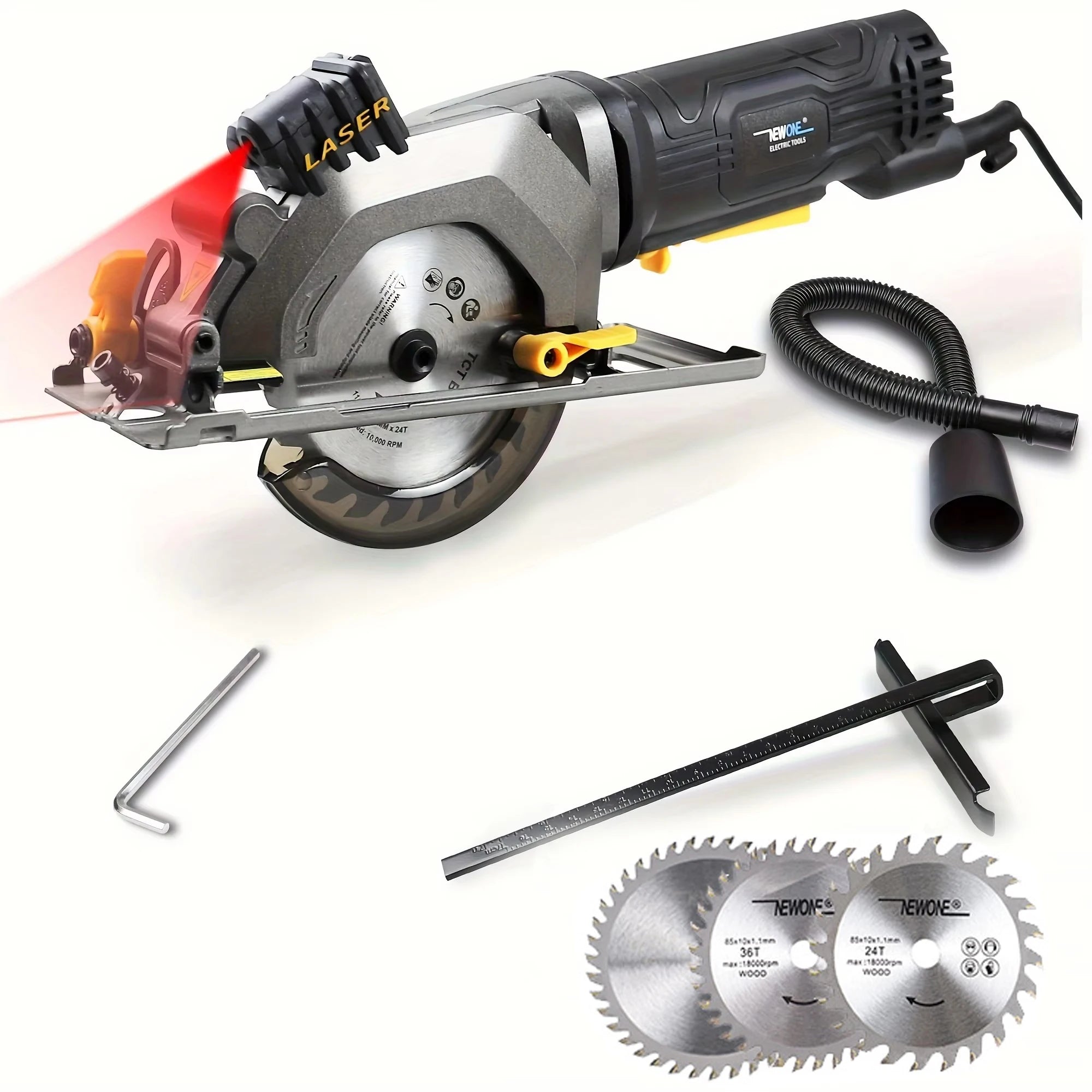 120V/230V 600W Electric Power Tool Electric Mini Circular Saw With Laser multi-function Saw For Cutting Wood,PVC Tube, Tile