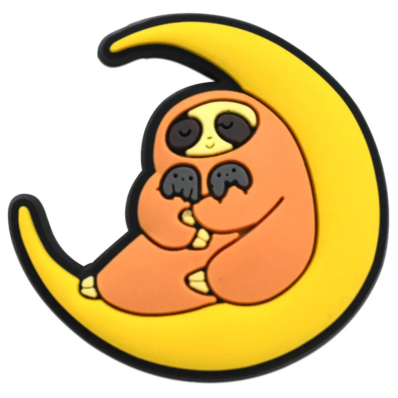 Sloth Monkey Charm for Crocs Slippers - Christmas Accessories