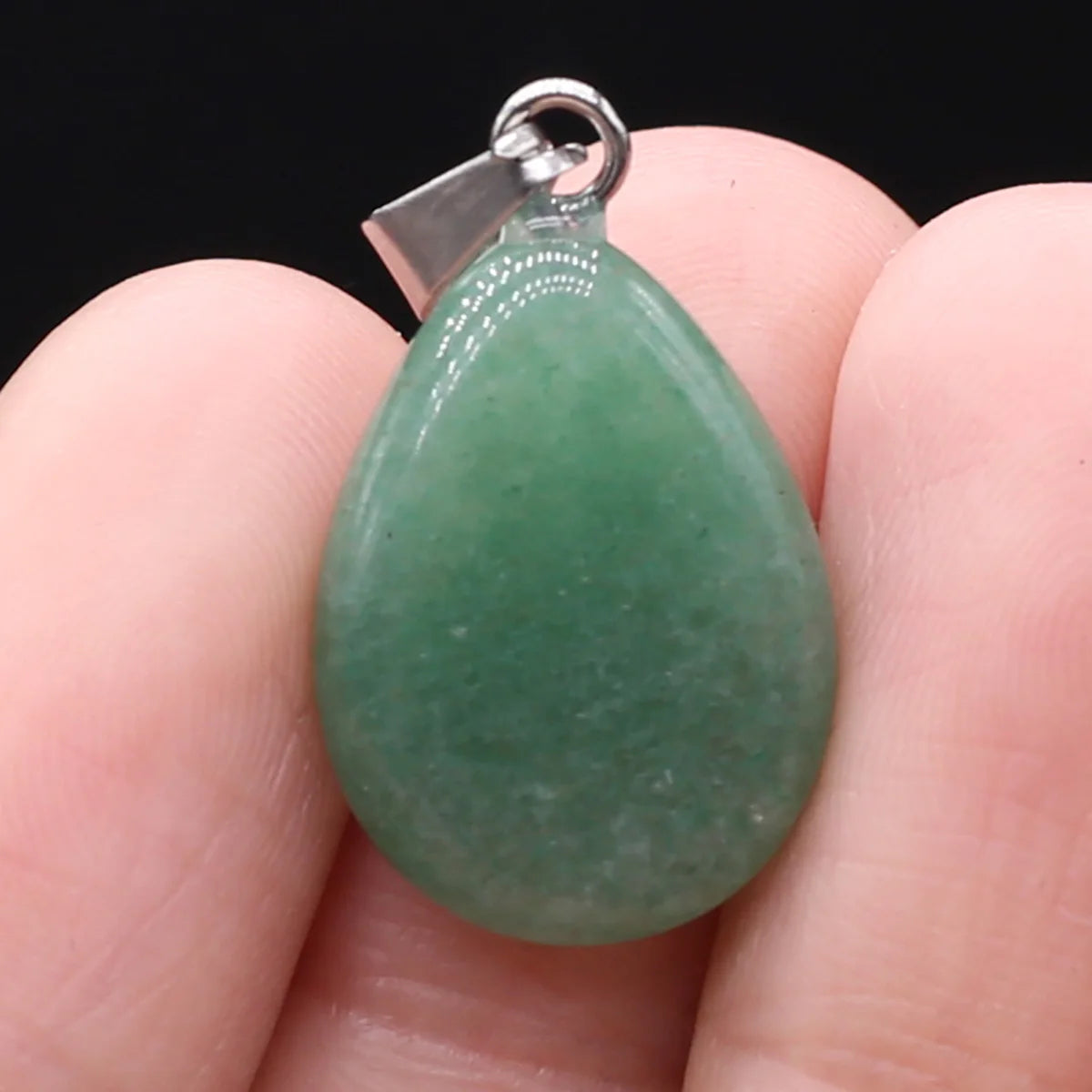 Unique Oval Natural Agate Pendant