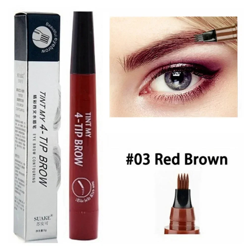 4-Nit Eyebrow Pencil, Long-lasting, Natural, Realistic