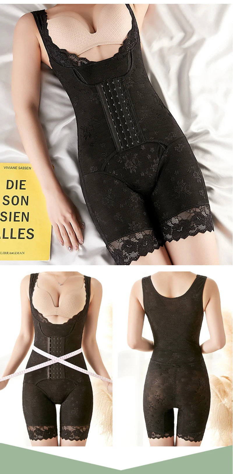 Full Body Shapewear, Waist Lifting, Thigh Slimming, Seamless