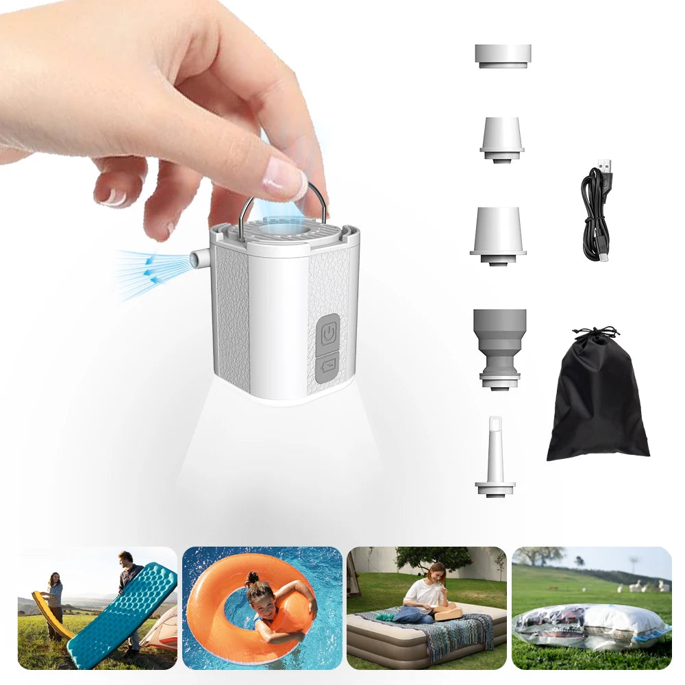 Aerogogo GIGA PUMP Mini Electric Pump - 3 Level Light