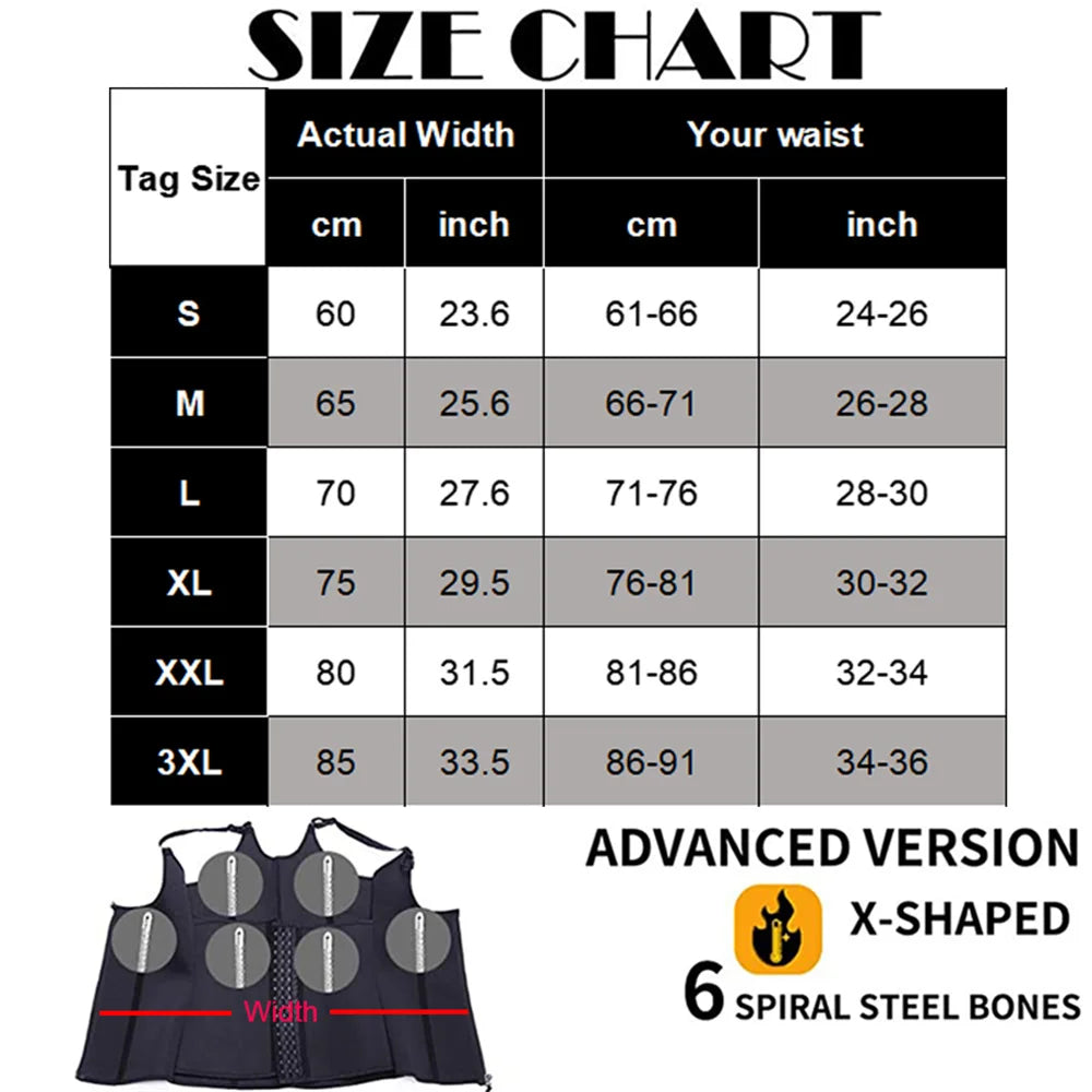 Waist Trainer Tank Top For Women Zipper Body Shaper Tummy Control Sleeveless Top, Women's Activewear Body Shaping Underwear - Daisan Mart
