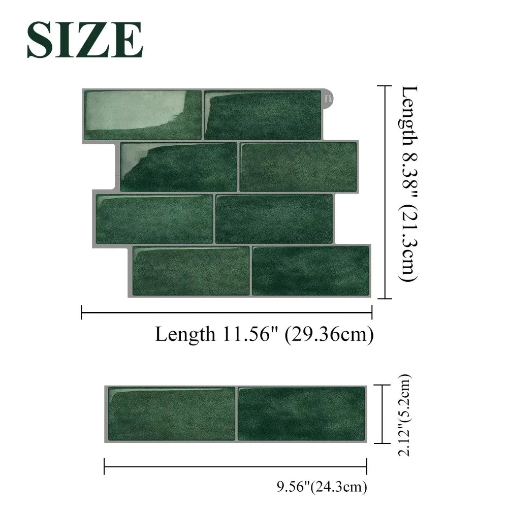 Miếng Dán Tường 3D Chống Nước Trang Trí Nhà Bếp