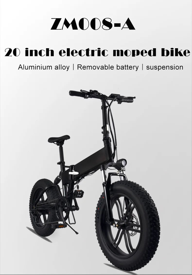 Xe Đạp Điện Gấp 20 Địa Hình, Lốp Toàn Địa Hình 48V350W - Daisan Mart