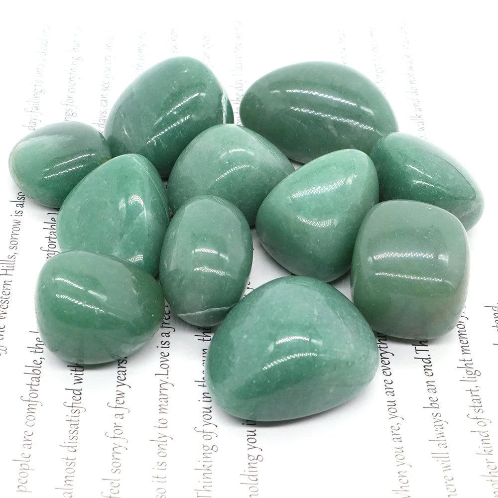 Lucky Natural Green Aventurine Stone for Home Decoration