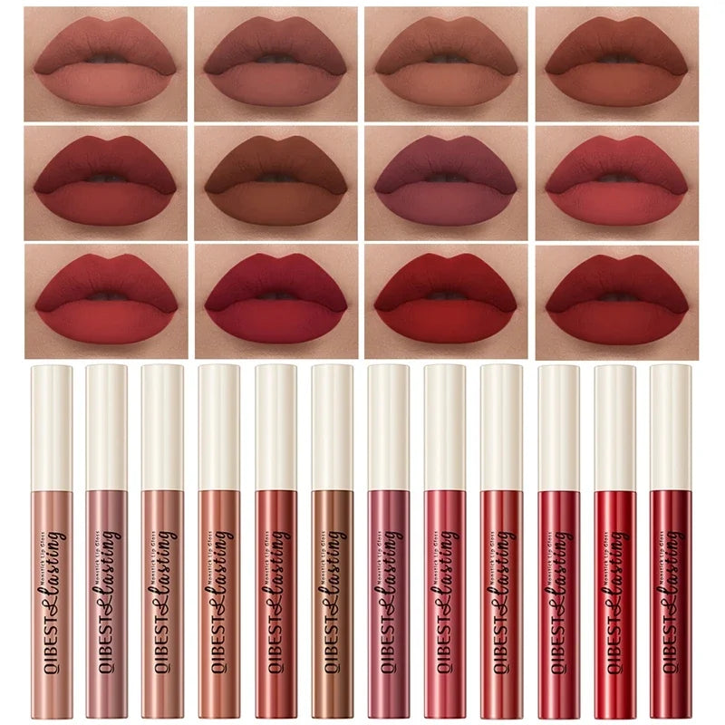 Long-lasting Matte Lipstick 24 Colors - Attractive &amp; Waterproof
