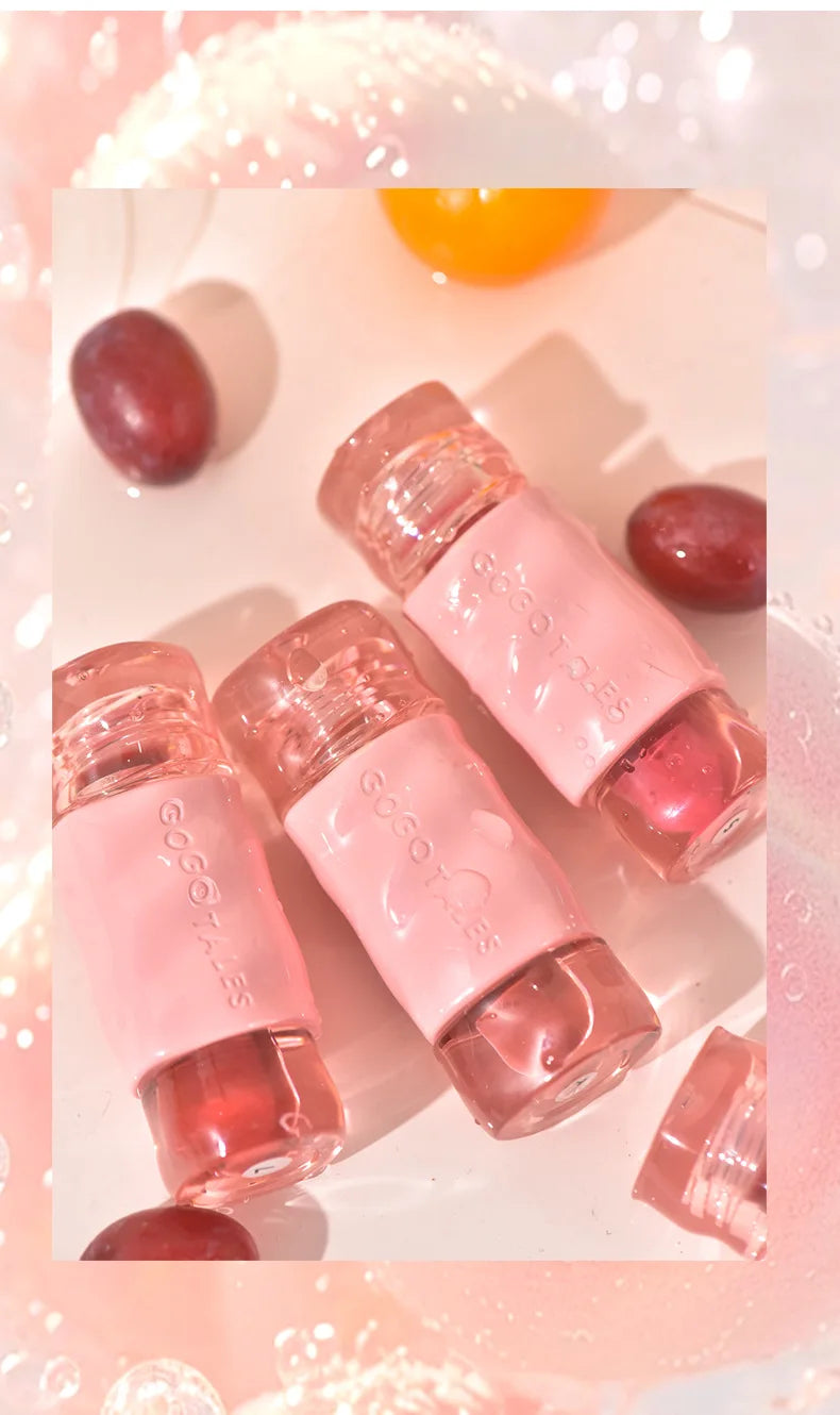 GOGOTALES Big Ice Bucket Lip Serum Lip Gloss Lip Glaze Moisturizing Hydrating Dead Skin Peeling Lip Mirror Lipsticks Cosmetics