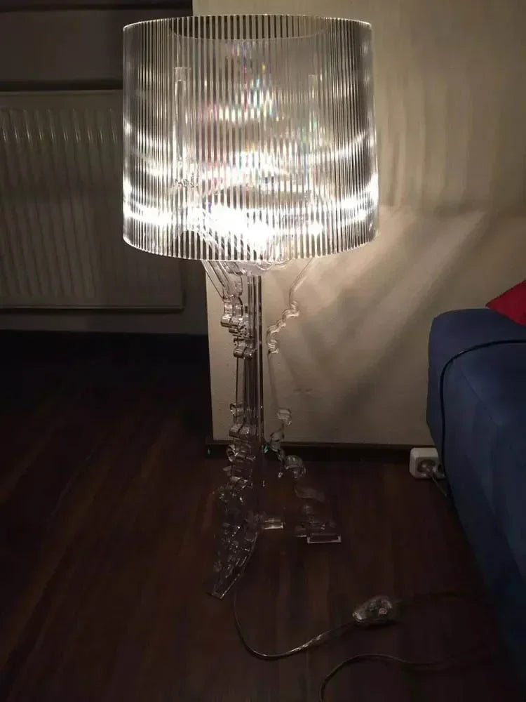 Bóng Đèn Bàn Baroque Trong Suốt - Sáng Tạo Hiện Đại