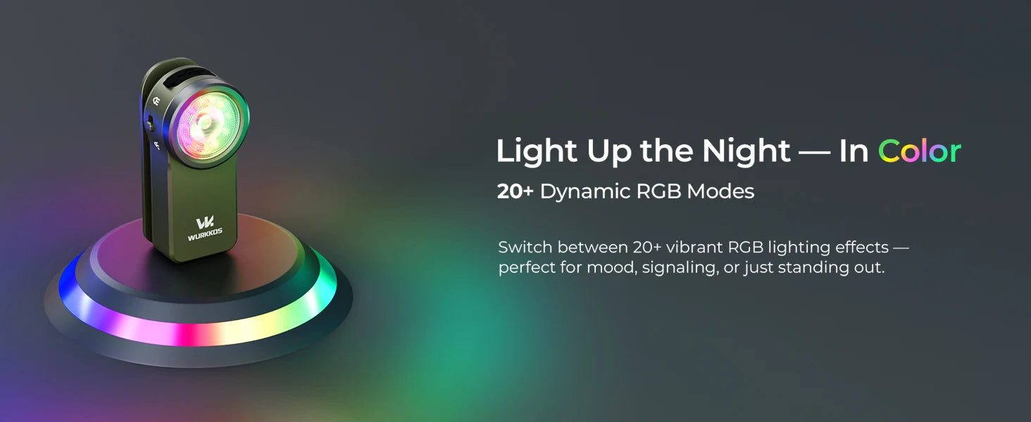 Đèn Pin Mini Wurkkos HD03 RGB USB-C Gắn Túi Tiện Lợi